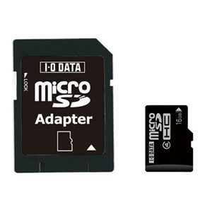 アイ・オー・データ機器 「Class 4」対応 microSDHCカード 16GB SDMCH-W16G/A