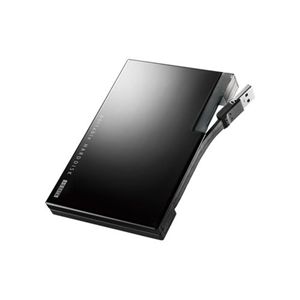 アイ・オー・データ機器 USB3.0/2.0接続 ポータブルハードディスク「カクうす」 ピアノブラック 1.0TB HDPV-UT1.0KB