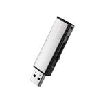 アイ・オー・データ機器 USB 3.0/2.0対応 USBメモリー (GRIGIO) デザインモデル ホワイトシルバー 16GB TB-3ATG16G/WS