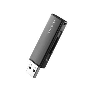 アイ・オー・データ機器 USB 3.0/2.0対応 USBメモリー (GRIGIO) デザインモデル ダークシルバー 4GB TB-3ATG4G/DS
