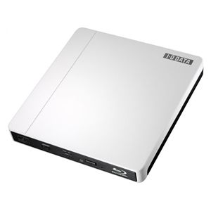アイ・オー・データ機器 BDXL・3D再生対応 ポータブルブルーレイドライブ パールホワイト BRP-U6C