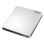 アイ・オー・データ機器 BDXL・3D再生対応 ポータブルブルーレイドライブ パールホワイト BRP-U6C