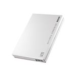 アイ・オー・データ機器 USB 3.0対応 ポータブルHDD「超高速カクうす」 ホワイト×シルキーグレー 500GB HDPC-UT500W