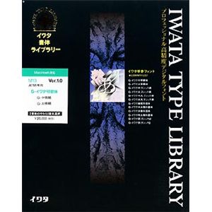 イワタ イワタ学参フォント Ver.1.0 OCFフォント G-イワタ明朝体 ATM M13