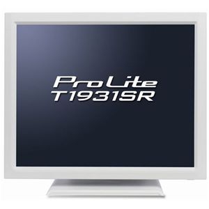 イーヤマ <ProLite>19インチ抵抗膜方式タッチパネル液晶ディスプレイ T1931SR(ホワイト) PLT1931SR-W1