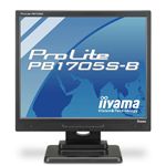 イーヤマ <ProLite>17インチ硬化ガラス保護パネル搭載TFTモニタ PB1705S-B (1280×1024/D-Sub15Pin/HDCP対応DVI/S-スピーカー/ブラック) PLPB1705S-B1