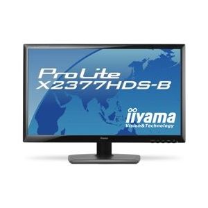 イーヤマ <ProLite>23インチワイドTFTモニタ X2377HDS-B(1920x1080/D-Sub15Pin/HDCP対応DVI/HDMI/ブラック) PLX2377HDS-B1