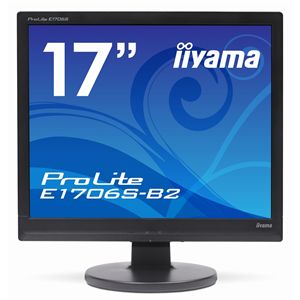 イーヤマ <ProLite>17インチTFTモニタ E1706S-B2 (1280×1024/D-Sub15Pin/HDCP対応DVI/S-スピーカー/ブラック) PLE1706S-B2