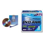 日本ビクター 録画用書換型 DVD-RAM 240分 両面(3倍速対応)5枚パック VD-M240F5