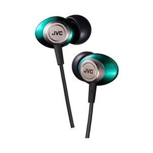 日本ビクター 密閉インナーイヤーヘッドホン(グリーン) HA-FX25-G