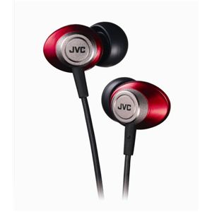 日本ビクター iPod/iPhone/iPad対応インナーイヤーヘッドホン(レッド)HA-FR25-R HA-FR25-R