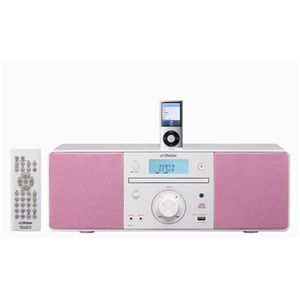 日本ビクター iPod対応ポータブルオーディオシステムピンク RD-N1-P