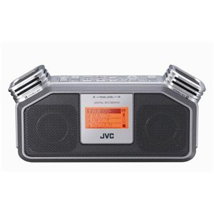 日本ビクター ポータブルデジタルレコーダーメタリックグレー RD-R1-H