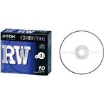 TDK データ用書換型 CD-RW 700MB(4倍速対応)10枚パック CD-RW80X10S
