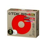 TDK TDK DVD+R 【台湾製】 片面2層(8.5GB) 2.4?8倍速 インクジェットプリンタ対応(ホワイト) 10mmケース入り 5枚 D+R85PWB5S