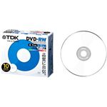 TDK データ用書換型 DVD-RW 4.7GB(2倍速対応/プリンタブル/ホワイト)10枚パック DRW47PA10S