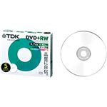 TDK データ用書換型 DVD-RW 4.7GB(4倍速対応/プリンタブル/ホワイト)5枚パック DRW47PB5S