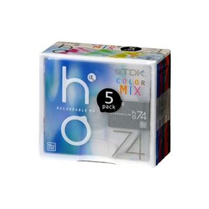 TDK MDディスク HOシリーズ 74分 カラーミックス 5枚パック MD-HO74MAX5N