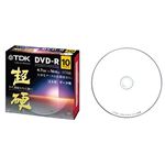 TDK DVD-R PCデータ用 4.7GB 1-16X 超硬 インクジェットプリンタ対応ホワイトワイドレーベル 10枚パック DR47HCPWC10A