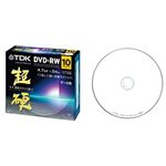 TDK DVD-RW PCデータ用 4.7GB 2X 超硬 インクジェットプリンタ対応ホワイト 5mmケースX10枚 DRW47HCPWA10A