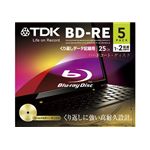 TDK データ用 書き換え型ブルーレイディスク 25GB 1-2倍速対応 ノーマルレーベル(ゴールド) 5枚パック BED25A5A
