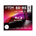 TDK データ用 書き換え型ブルーレイディスク 25GB 1-2倍速対応 ワイドプリント仕様ホワイト 1枚パック BED25PWA1A