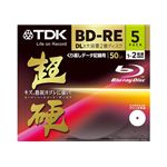 TDK データ用 書き換え型ブルーレイディスク 50GB 1-2倍速対応 超硬 ワイドプリント仕様ホワイト 5枚パック BED50HCPWA5A