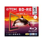 TDK 録画用 書き換え型ブルーレイディスク 25GB 1-2倍速対応 ワイドプリント仕様ホワイト 1枚パック BEV25PWA1A