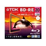 TDK 録画用 書き換え型ブルーレイディスク 25GB 1-2倍速対応 ワイドプリント仕様ホワイト 20枚パック BEV25PWA20A