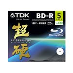 TDK データ用 追記型ブルーレイディスク 25GB 1-4倍速対応 超硬 ワイドプリント仕様ホワイト 5枚パック BRD25HCPWB5A