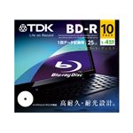 TDK データ用 追記型ブルーレイディスク 25GB 1-4倍速対応 ワイドプリント仕様ホワイト10枚パック BRD25PWB10A