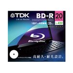 TDK データ用 追記型ブルーレイディスク 25GB 1-4倍速対応 ワイドプリント仕様ホワイト20枚パック BRD25PWB20A