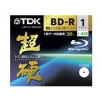 TDK データ用 追記型ブルーレイディスク 50GB 1-4倍速対応 超硬 ワイドプリント仕様ホワイト 1枚パック BRD50HCPWB1A