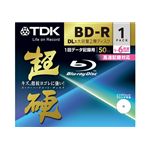 TDK データ用 追記型ブルーレイディスク 50GB 1-6倍速対応 超硬 ワイドプリント仕様ホワイト 1枚パック BRD50HCPWC1A