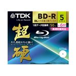 TDK データ用 追記型ブルーレイディスク 50GB 1-6倍速対応 超硬 ワイドプリント仕様ホワイト 5枚パック BRD50HCPWC5A