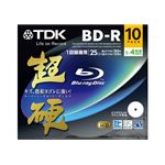 TDK 録画用 追記型ブルーレイディスク 25GB 1-4倍速対応 超硬 ワイドプリント仕様ホワイト 10枚パック BRV25HCPWB10A