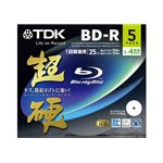 TDK 録画用 追記型ブルーレイディスク 25GB 1-4倍速対応 超硬 ワイドプリント仕様ホワイト 5枚パック BRV25HCPWB5A