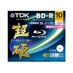 TDK 録画用 追記型ブルーレイディスク 25GB 1-6倍速対応 超硬 ワイドプリント仕様ホワイト 10枚パック BRV25HCPWC10A