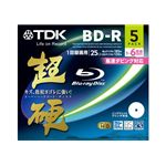 TDK 録画用 追記型ブルーレイディスク 25GB 1-6倍速対応 超硬 ワイドプリント仕様ホワイト 5枚パック BRV25HCPWC5A