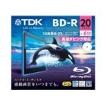 TDK 録画用 追記型ブルーレイディスク 25GB 1-6倍速対応 ワイドプリント仕様ホワイト 20枚パック BRV25PWC20A