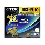 TDK 録画用 追記型ブルーレイディスク 50GB 1-4倍速対応 超硬 ワイドプリント仕様ホワイト 10枚パック BRV50HCPWB10A