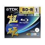 TDK 録画用 追記型ブルーレイディスク 50GB 1-4倍速対応 超硬 ワイドプリント仕様ホワイト 1枚パック BRV50HCPWB1A