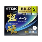 TDK 録画用 追記型ブルーレイディスク 50GB 1-4倍速対応 超硬 ワイドプリント仕様ホワイト 5枚パック BRV50HCPWB5A