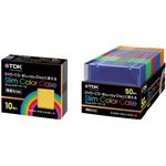 TDK BD/DVD/CD収納ケース 5mmカラー5色ミックス10枚 CASE-PCSM10A