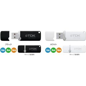 TDK USBフラッシュメモリ 8GB USB2.0 暗号化ソフト搭載 UFD8GE-TCBKA