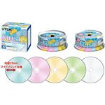 TDK 録音用CD-R 80分 インクジェットプリンタ対応ワイド5色カラーミックス スピンドルケース20枚入 CD-RDE80CPMX20PS
