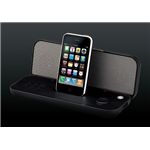 TDK XA-Lunch boxシリーズ アンプ内蔵型 iPod dock付 3W+3Wスピーカー(ブラック) SP-XA3602BK