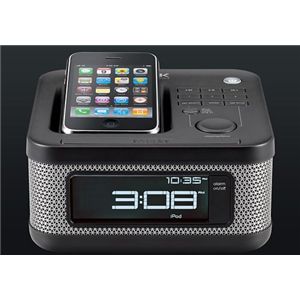 TDK XA-Lunch boxシリーズ アンプ内蔵型 iPod dock付 アラーム付 FM付 3W+3Wスピーカー SP-XA4604BK