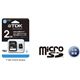 TDK microSDカード2GB SDアダプター付属 T-MCSD2GB - 縮小画像1