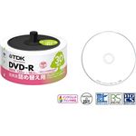 TDK DVD-R 録画用 120分 1-16X CPRM対応 インクジェットプリンタ対応ホワイトワイドレーベル リフィルケース30枚入 DR120DPWC30RF